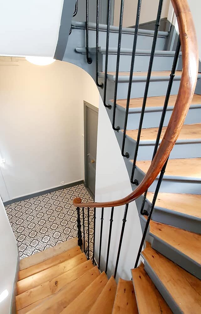 Rénovation hall d’entrée à Asnières