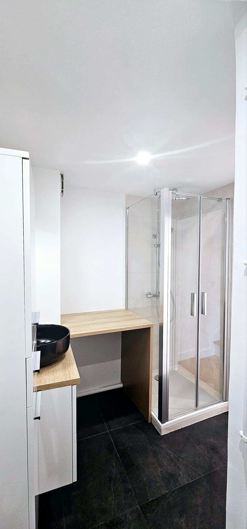 Salle de bain rénovée dans le Val d'Oise