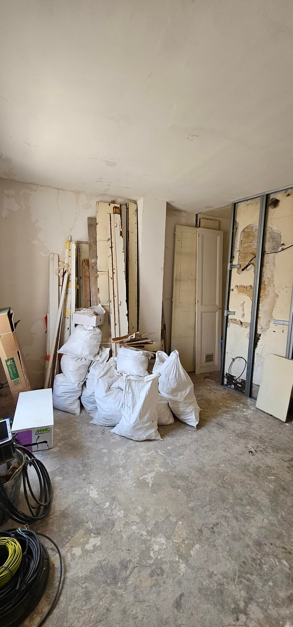 Intérieur en chantier