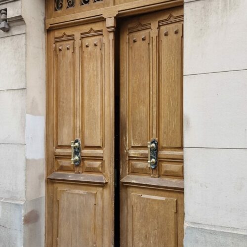 Rénovation porte ancienne – Paris