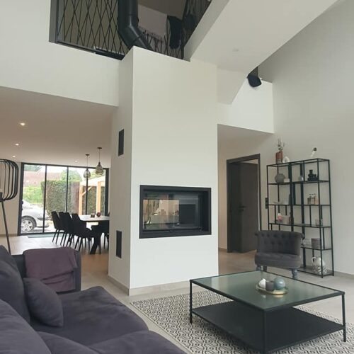 Rénovation complète avec pose carrelage salon – Ennery