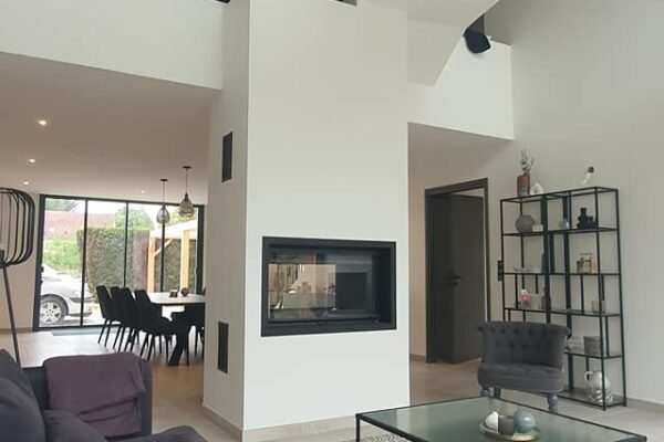 Rénovation complète avec pose carrelage salon – Ennery